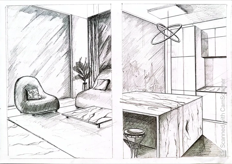 Interioare — Perspectivă de interior